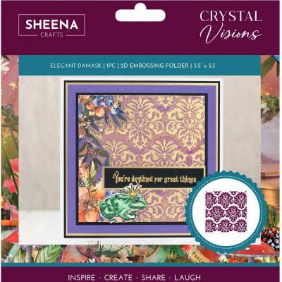 Crafter's Companion Crystal Visions - Elegant Damask